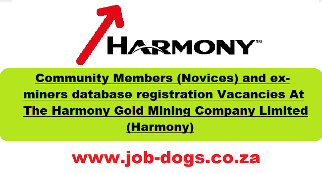 Harmony Vacancies