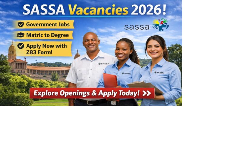 SASSA Vacancies 2026