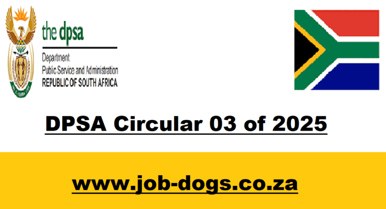 DPSA Circular 03 of 2025