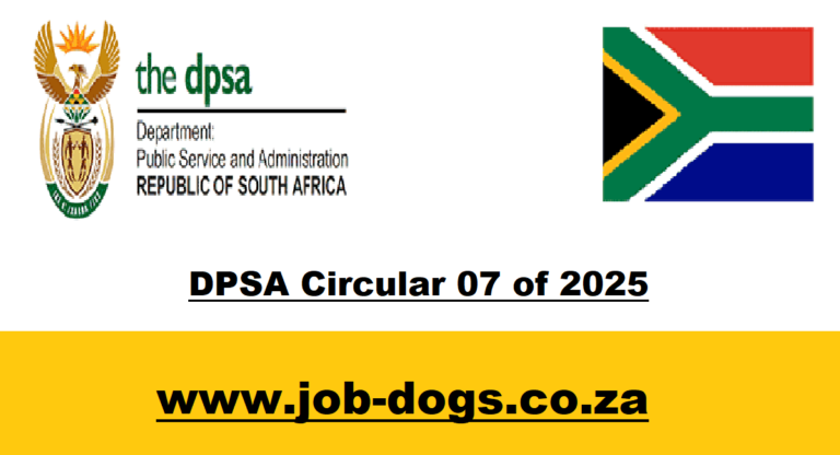 DPSA Circular 07 of 2025