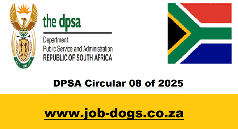 DPSA Circular 08 of 2025