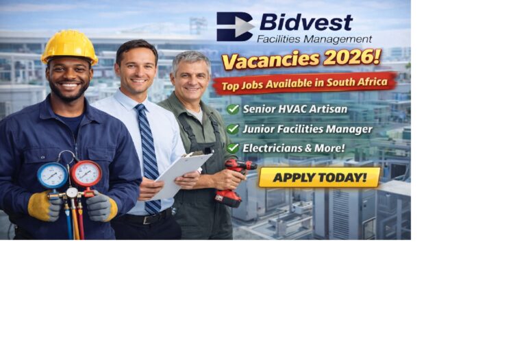 Bidvest Facilities Management Vacancies 2026