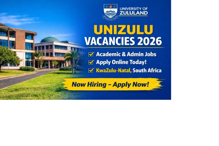 UNIZULU Vacancies 2026