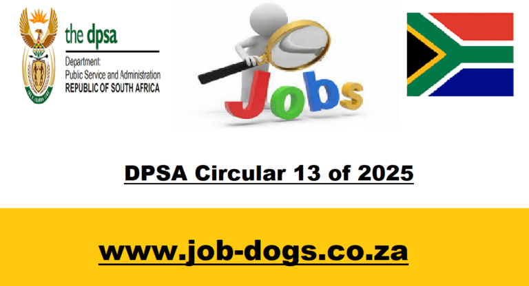DPSA Circular 13 of 2025