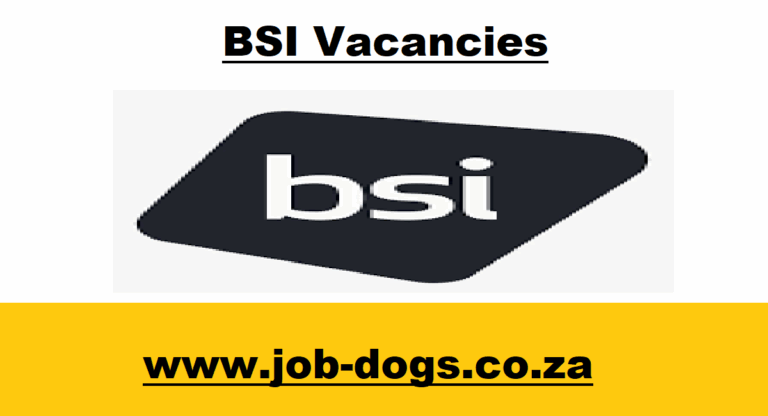 BSI Vacancies