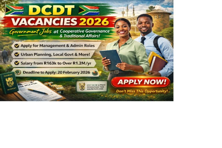 DCDT Vacancies 2026