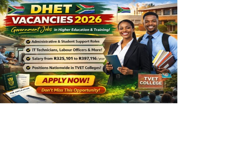 DHET Vacancies 2026
