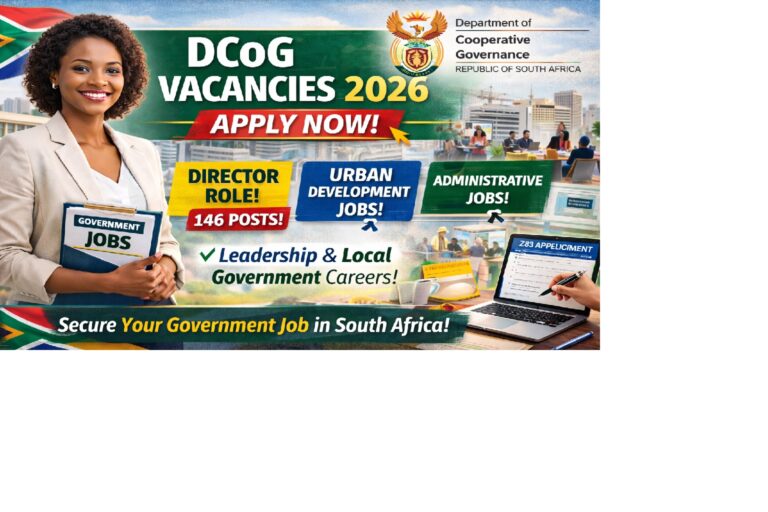 Department of Cooperative Governance Vacancies 2026