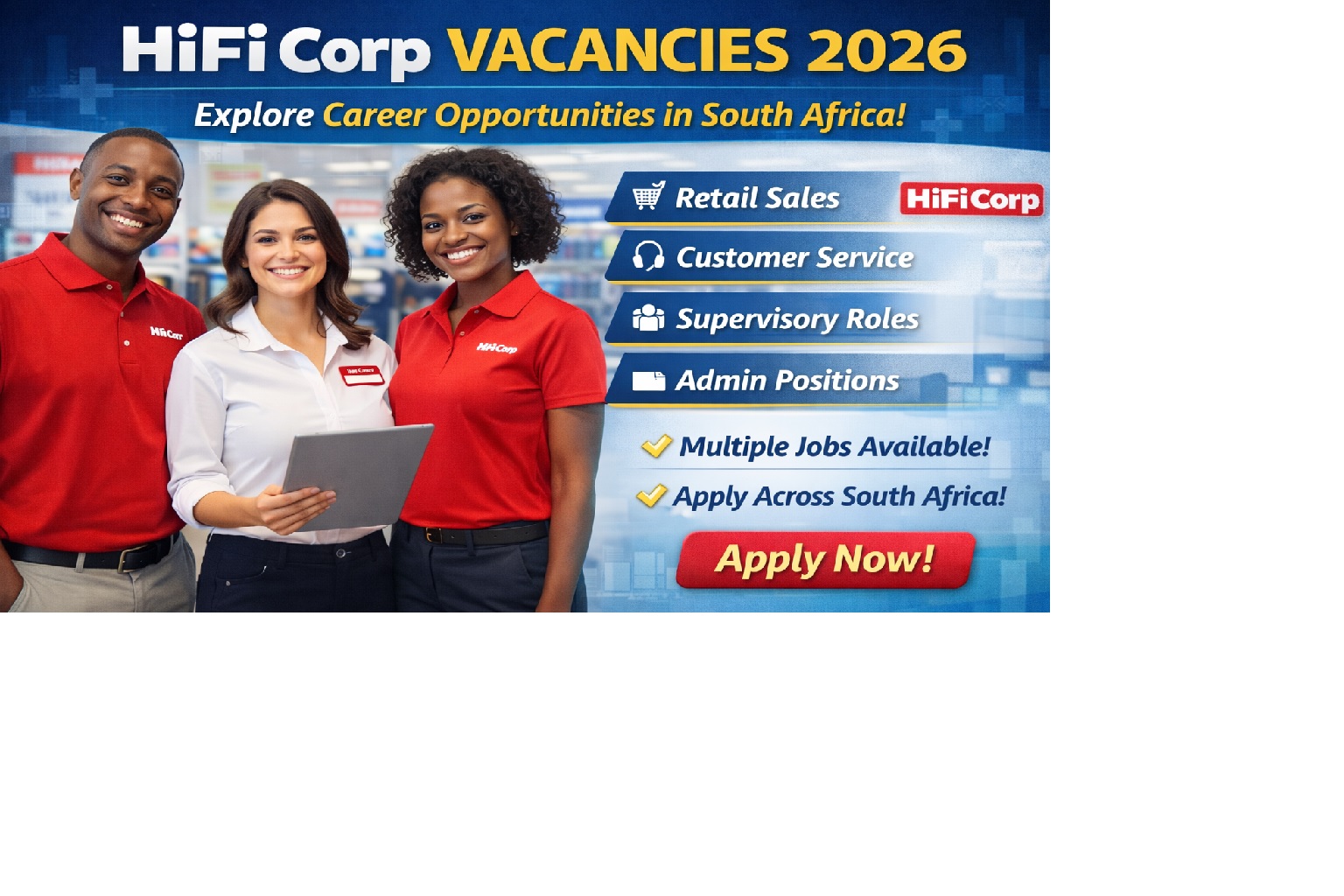 HiFi Corp Vacancies 2026