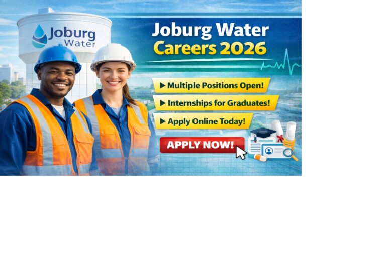 Joburg Water Vacancies 2026