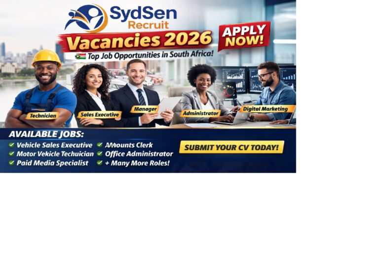 SydSen Recruit Vacancies 2026