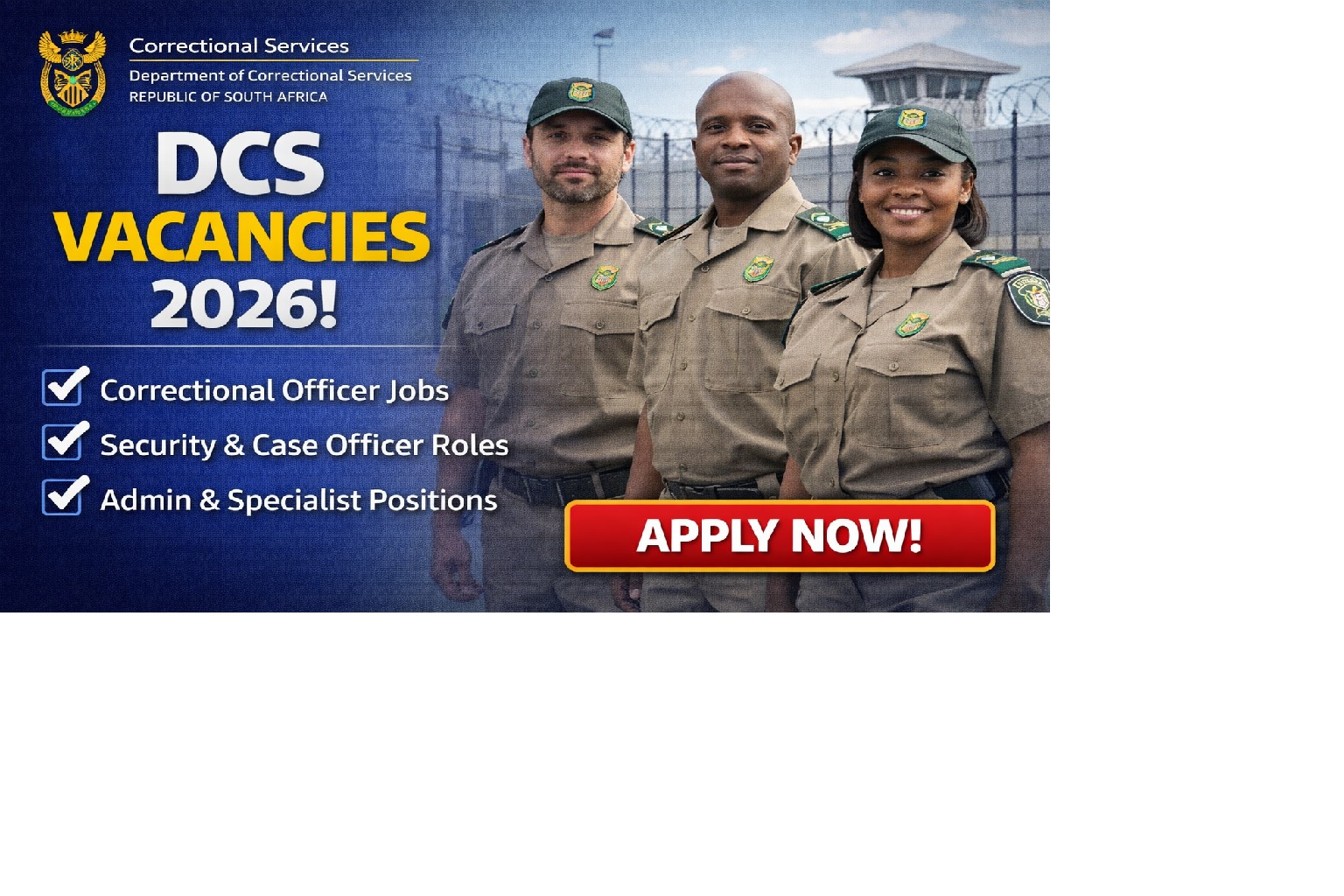 DCS Vacancies 2026