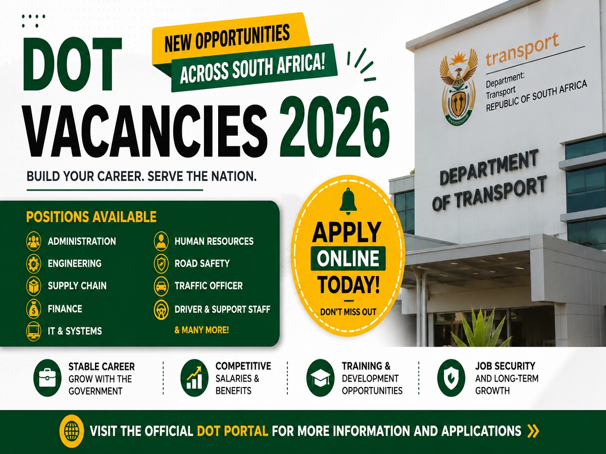 DOT Vacancies 2026