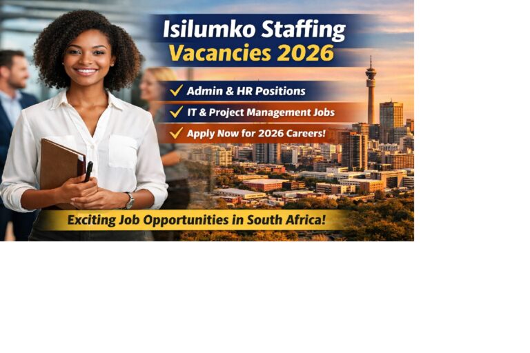 Isilumko Staffing Vacancies 2026