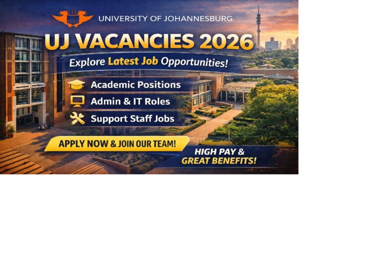 UJ Vacancies 2026