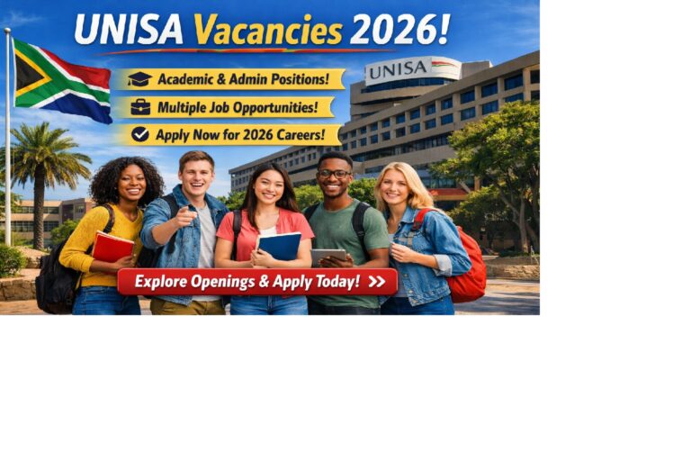 UNISA Vacancies 2026