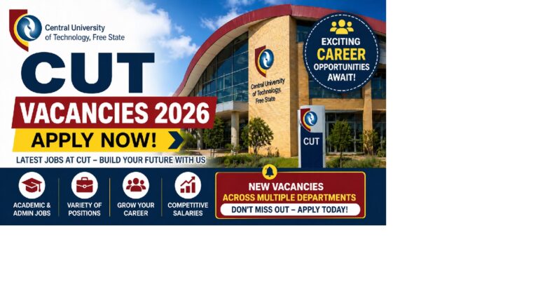 CUT Vacancies 2026