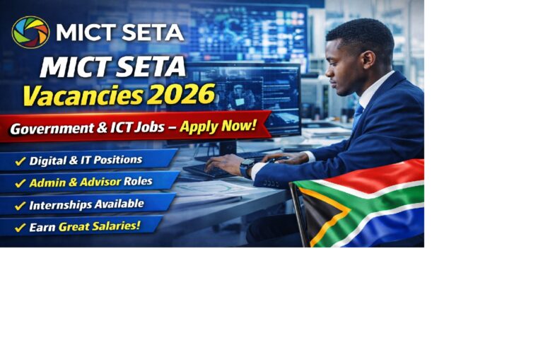 MICT SETA Vacancies 2026