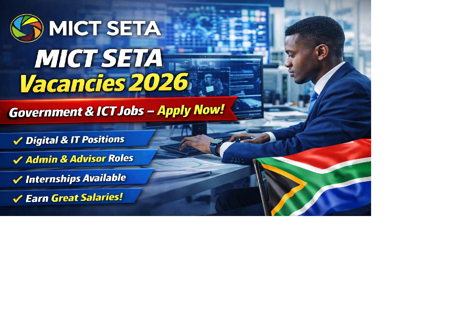 MICT SETA Vacancies 2026 Apply Online for Latest Government & ICT Jobs ...