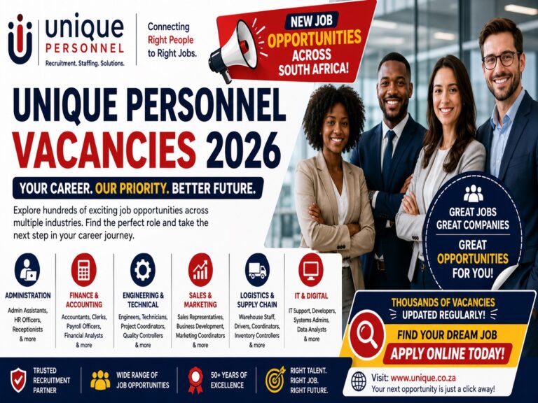Unique Personnel Vacancies 2026