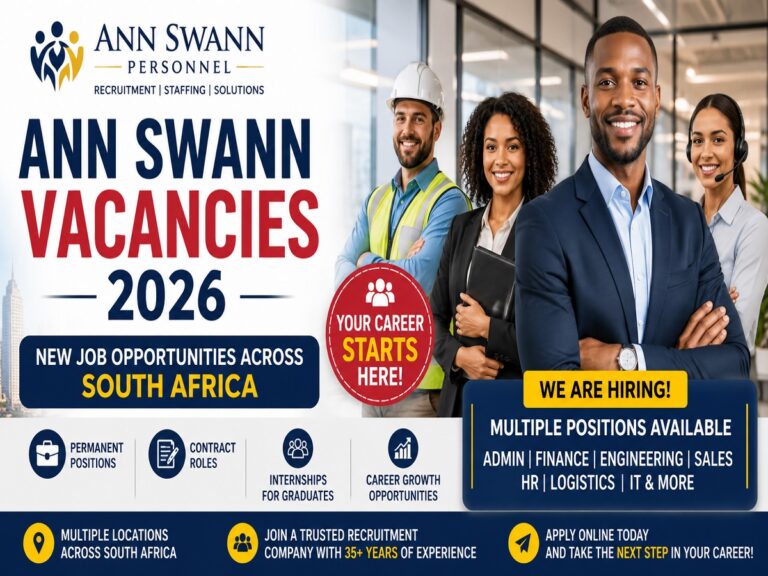 Ann Swann Vacancies 2026