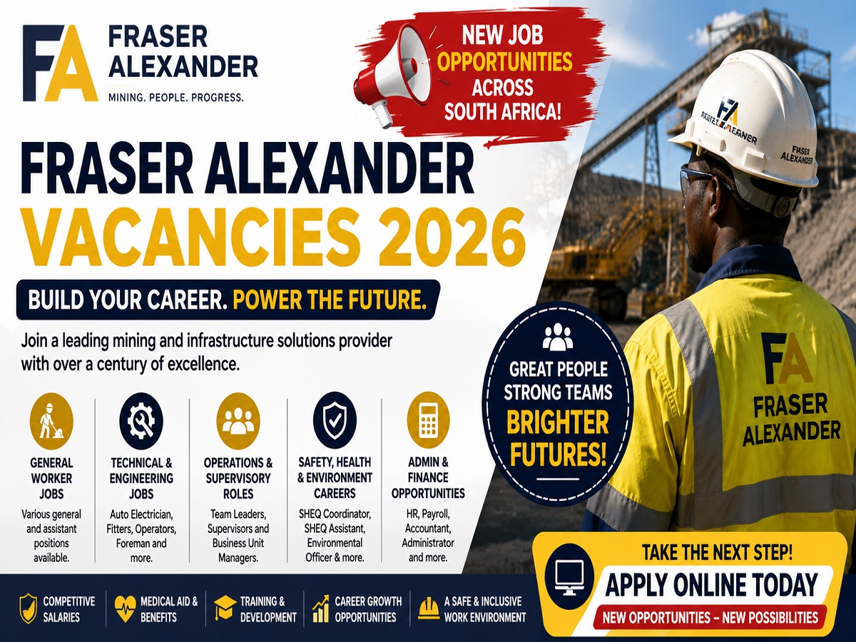 Fraser Alexander Vacancies 2026