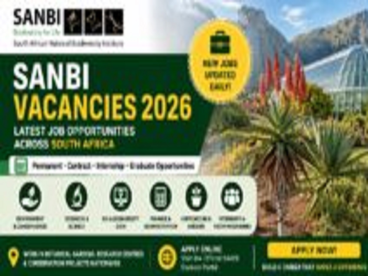 SANBI Vacancies 2026