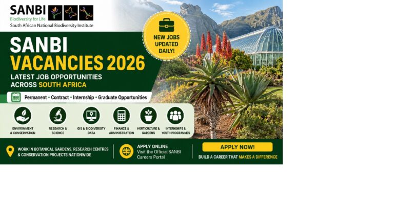 SANBI Vacancies 2026