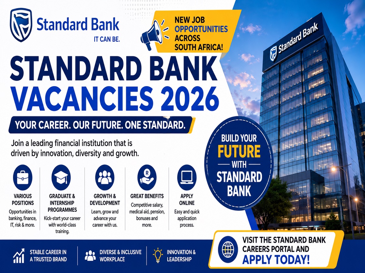 Standard Bank Vacancies 2026