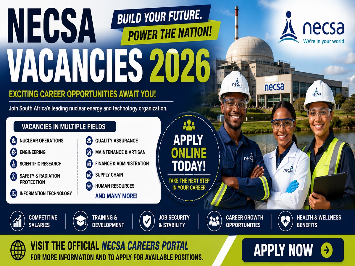 NECSA Vacancies 2026