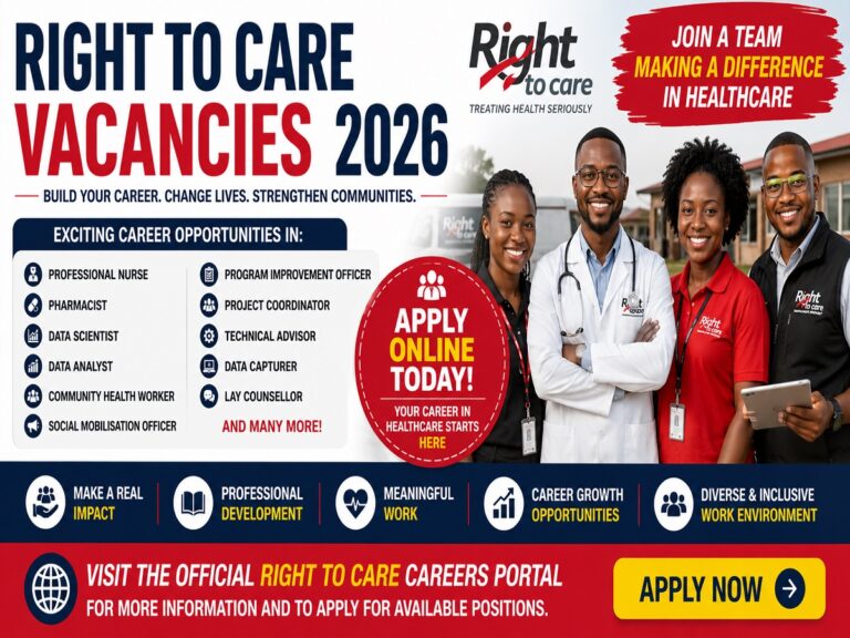Right to Care Vacancies 2026