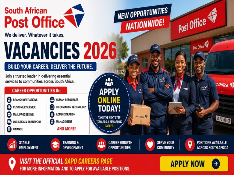 South African Post Office Vacancies 2026